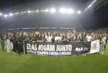 Ponte Preta entra em campo com a OAB SP pelo fim da violência de gênero Campanha ‘Elas Jogam Junto’ leva mensagem de respeito e conscientização para torcidas